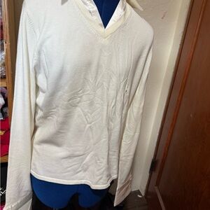 Worthington Cream Long Sleeve Top